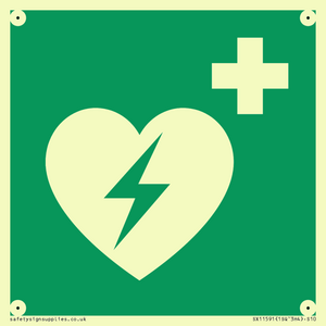 E010 safe condition automated external heart defibrillator